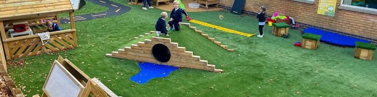 EYFS Play Area Transformation at St Peter's CofE Primary School!